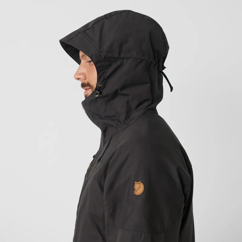 Fjallraven Skogso Jacket Mens in Suede Brown-5
