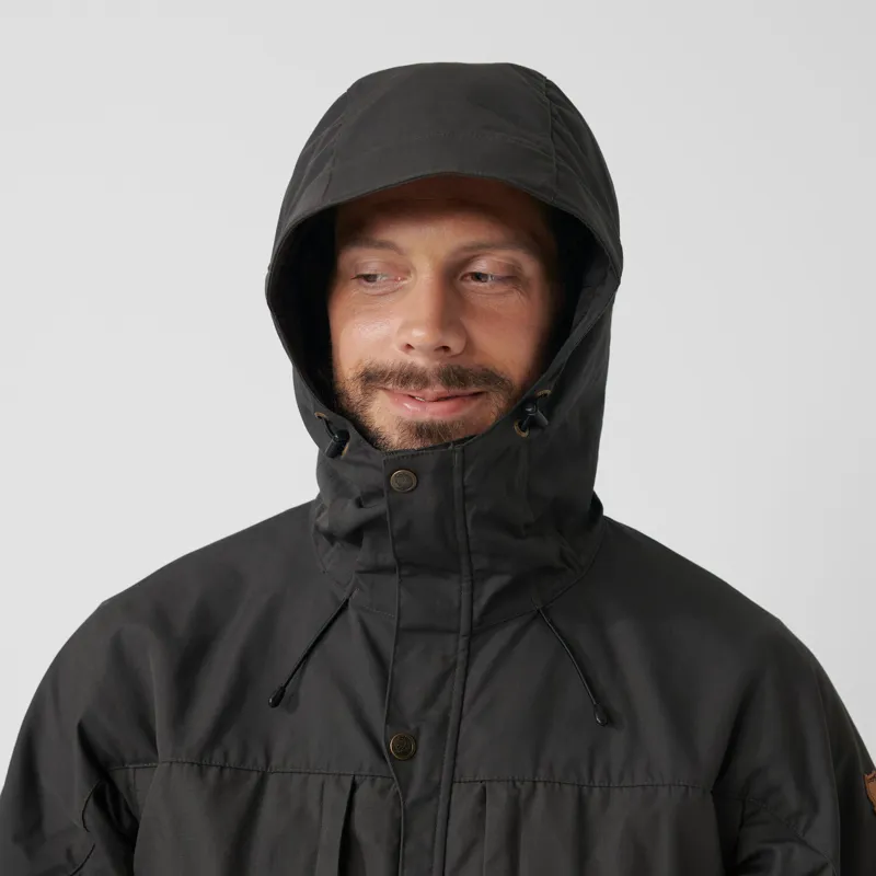 Fjallraven Skogso Jacket Mens in Suede Brown-6