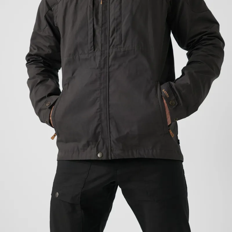 Fjallraven Skogso Jacket Mens in Suede Brown-9