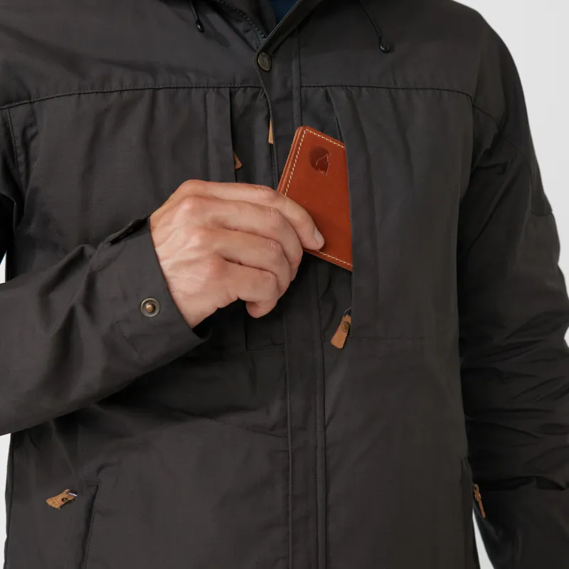 Fjallraven Skogso Jacket Mens in Suede Brown-10