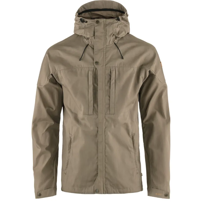 Fjallraven Skogso Jacket Mens in Suede Brown