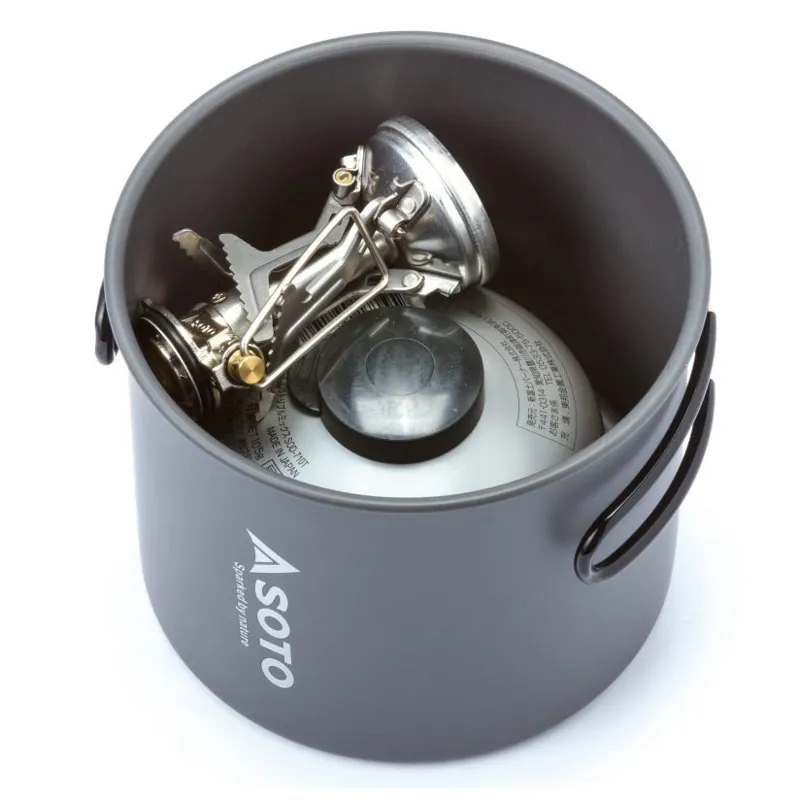 Soto New River Pot Combo and Amicus Camping Stove-1