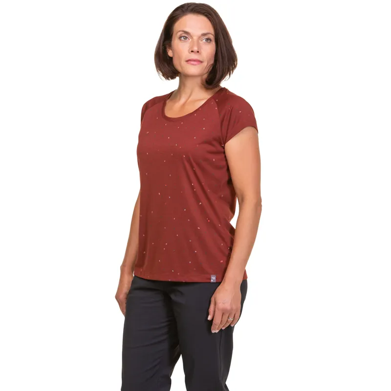 Sprayway Dot Tee Womens in Viridian Green-4