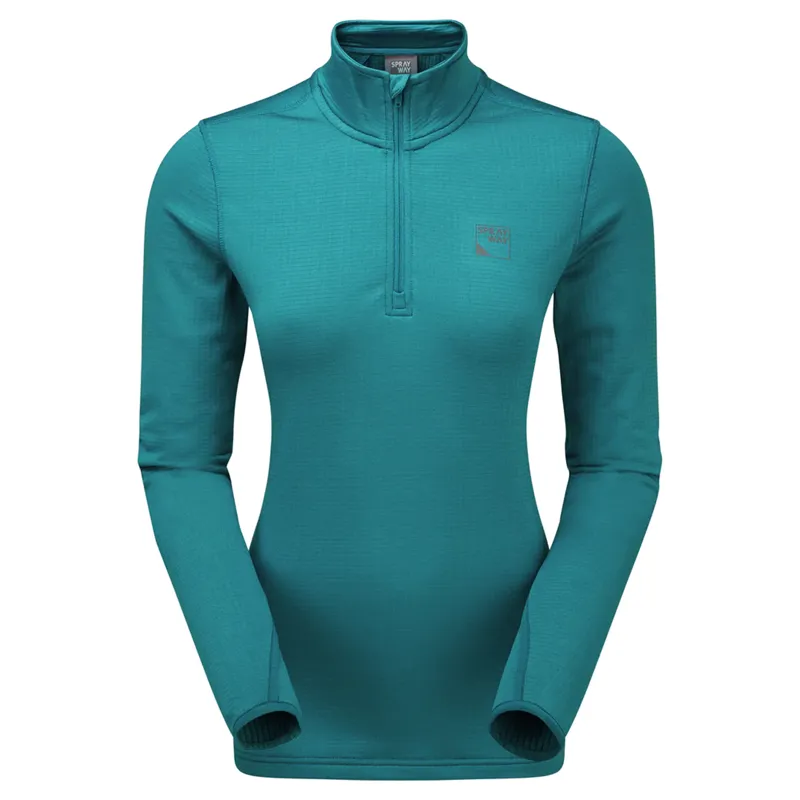 Sprayway Effra Half Zip Midlayer Womens in Bondi