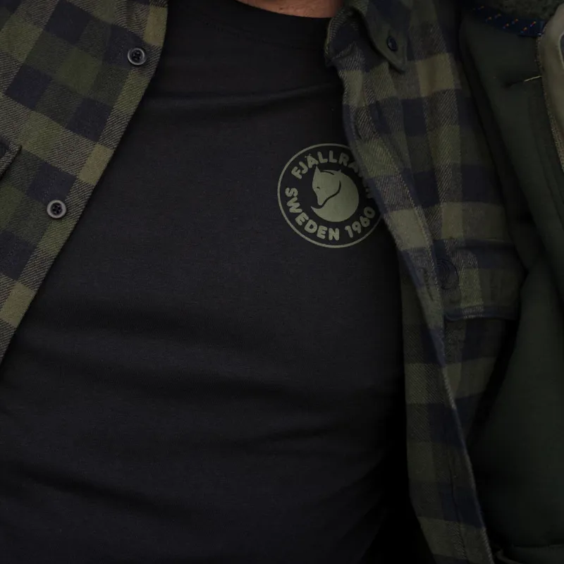 Fjallraven 1960 Logo T-Shirt Mens in Indigo Blue-6