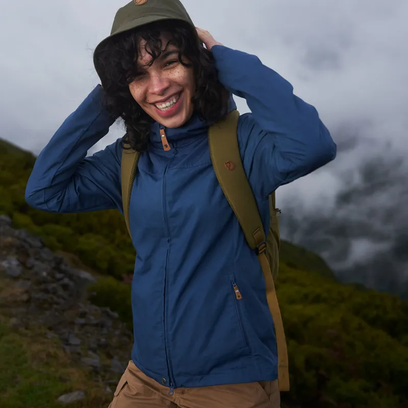 Fjallraven Stina Jacket Womens in Port-13