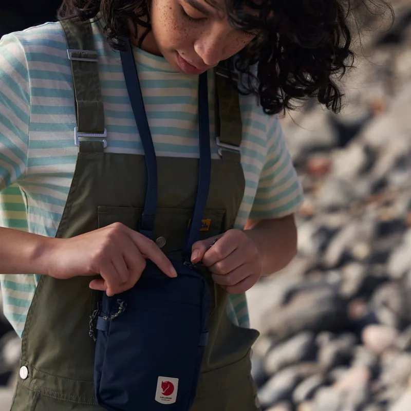 Fjallraven Vardag Dungaree Trousers Womens in Dusty Rose-10
