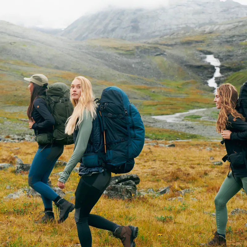 Fjallraven Abisko Sun Hoodie Womens in Ultramarine-10