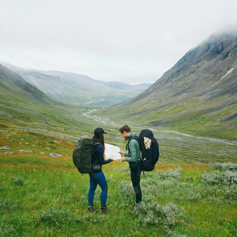 Fjallraven Abisko Trail Fleece Mens in Indigo Blue/Dark Navy-9