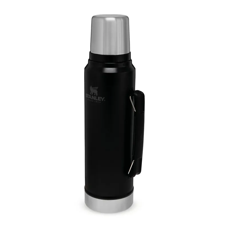 Stanley Classic Legendary Vacuum Bottle 1L in Matte Black