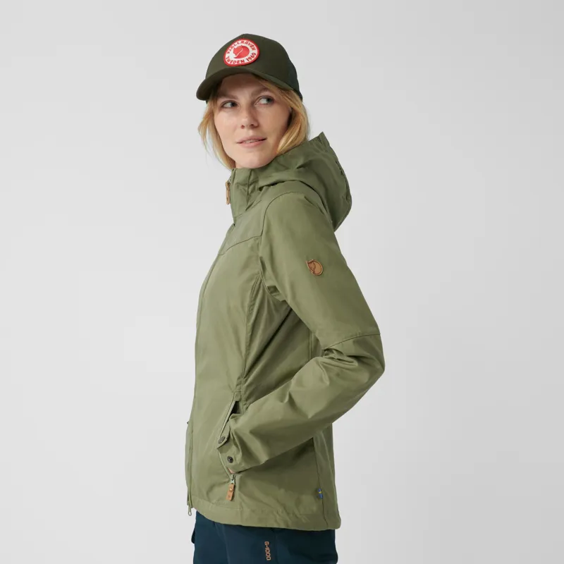 Fjallraven Stina Jacket Womens in Green-3