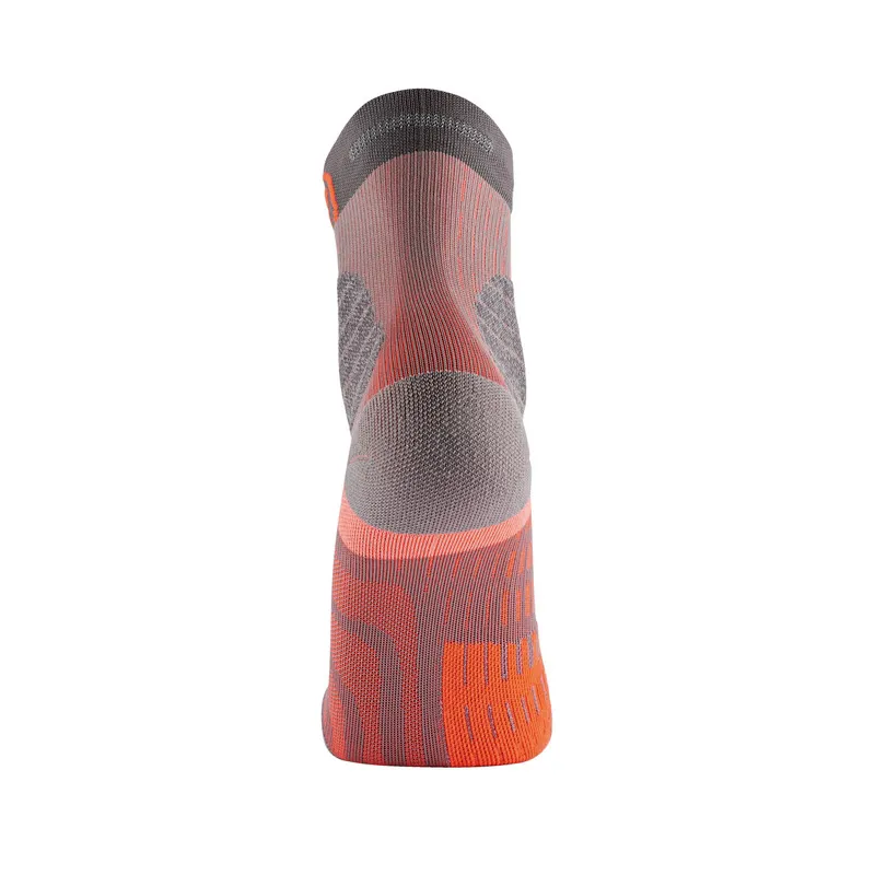 Sidas T-Free Trail Crew Socks Unisex in Grey/Orange-2