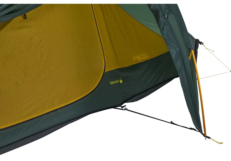 Nordisk Telemark 2.2 LW Tent in Forest Green-9