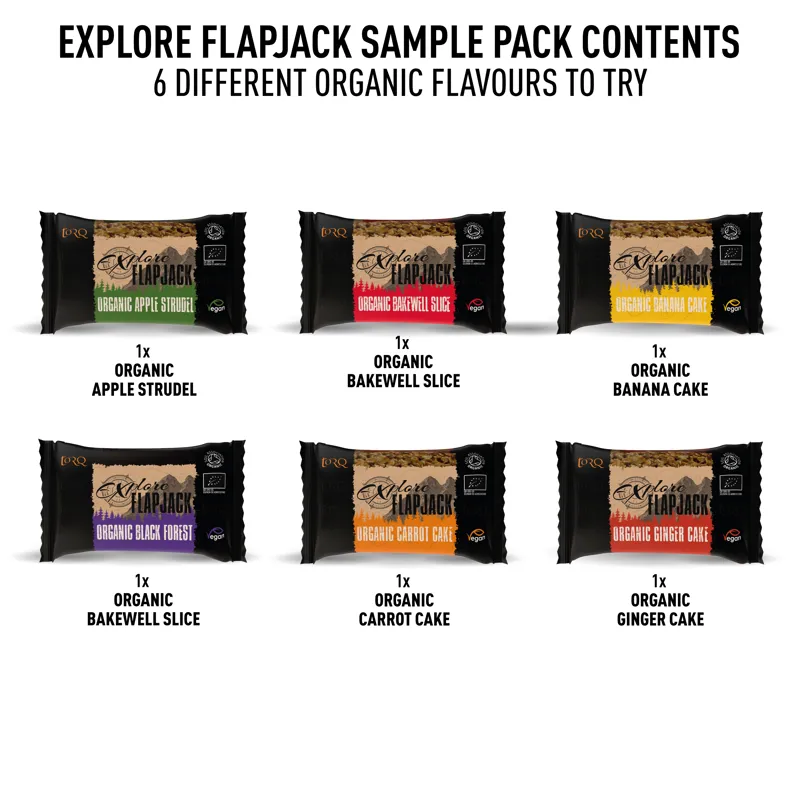 Torq Explore Flapjack Sampler Pack - 6 Bars-1