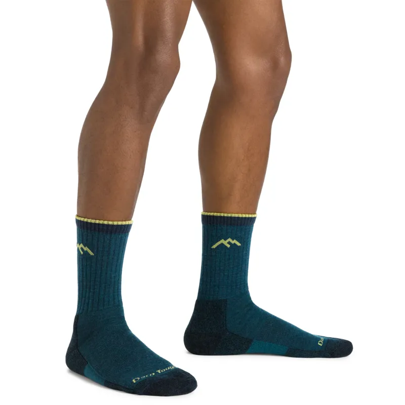 Darn Tough Hiker Micro Crew Midweight Socks Mens in Dark Teal-1