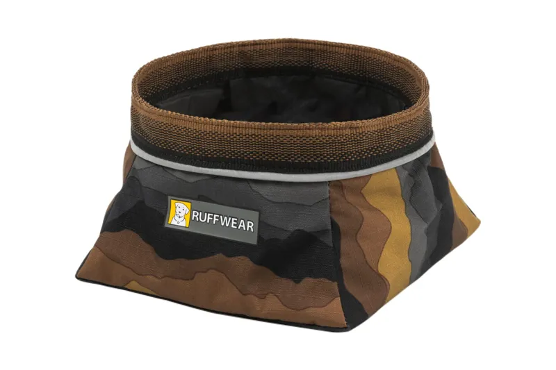 Ruffwear Quencher Dog Bowl in Moonlight Mountains Medium