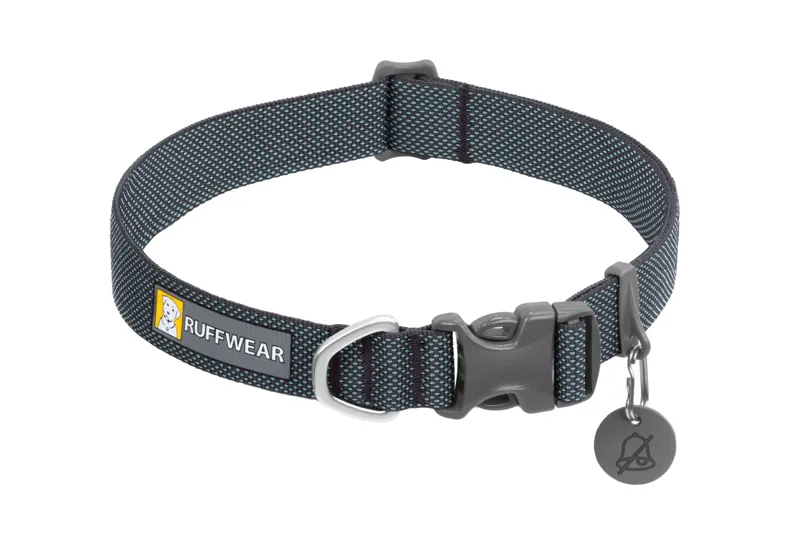 Ruffwear Hi and Light Dog Collar in Basalt Gray