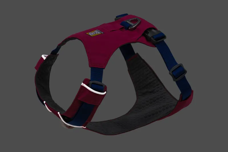 Ruffwear Hi and Light Dog Harness in Alpenglow Pink-5