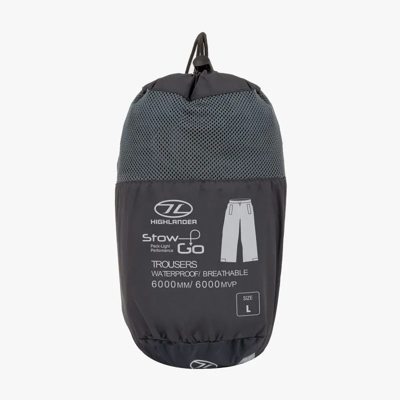 Highlander Stow and Go Trousers Unisex in Charcoal-2